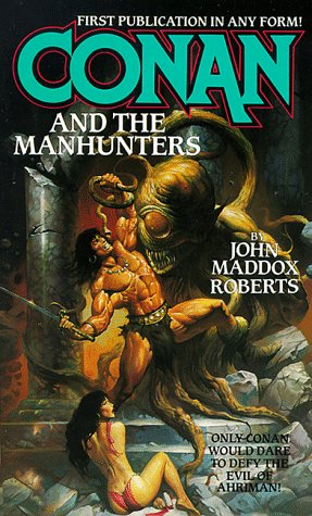 Book cover for Conan and the Manhunters