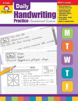 Cover of Daily Handwriting Traditional Cursive