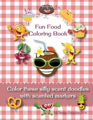 Book cover for Fun Food Coloring Book