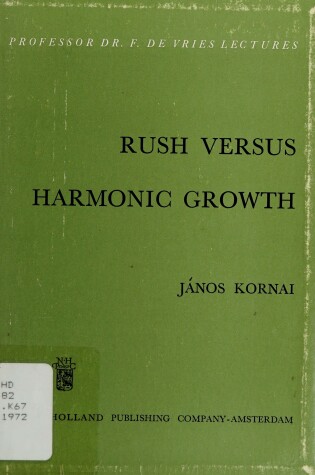 Cover of Rush Versus Harmonic Growth