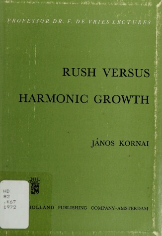 Cover of Rush Versus Harmonic Growth