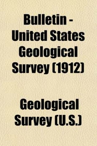 Cover of Bulletin - United States Geological Survey Volume 492