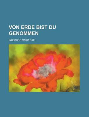 Book cover for Von Erde Bist Du Genommen