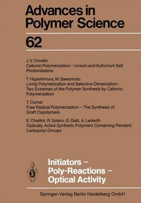 Book cover for Initiators - Poly-Reactions - Optical Activity