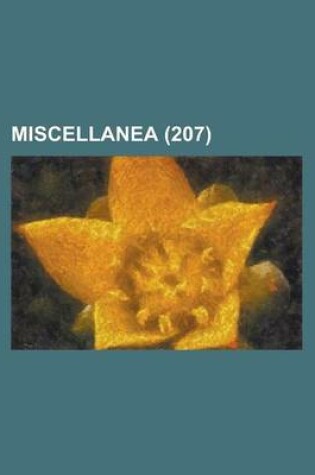 Cover of Miscellanea (207)