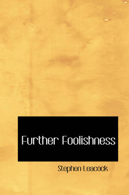 Book cover for Further Foolishness