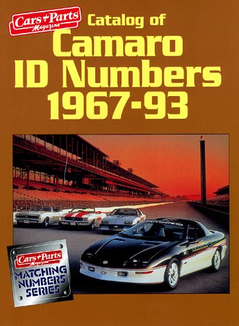 Cover of Catalog of Camaro Id Numbers