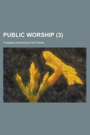 Cover of Public Worship Volume 3