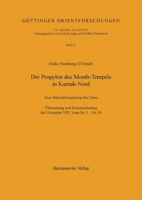 Cover of Der Propylon Des Month-Tempels in Karnak-Nord