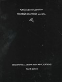 Book cover for Beginning Algebra Student Solutions Manual, Fourth Edition