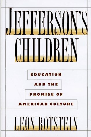 Cover of Jefferson's Children