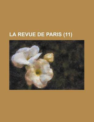 Book cover for La Revue de Paris (11)