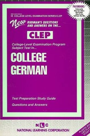 Cover of COLLEGE GERMAN (German Language) *Includes CD