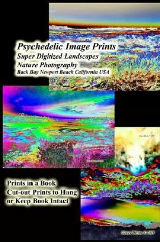 Cover of Psychedelic Image Prints Super Digitized Landscapes Nature Photography Back Bay Newport Beach California USA