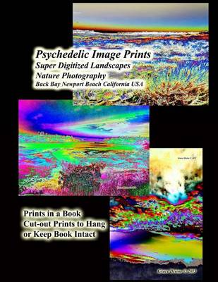 Book cover for Psychedelic Image Prints Super Digitized Landscapes Nature Photography Back Bay Newport Beach California USA