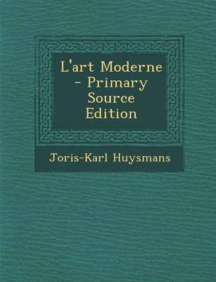 Book cover for L'Art Moderne (Primary Source)