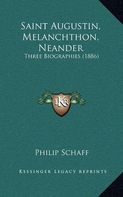 Book cover for Saint Augustin, Melanchthon, Neander