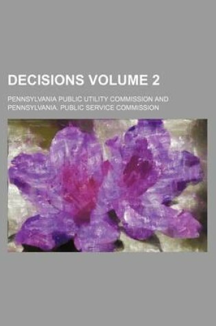 Cover of Decisions Volume 2