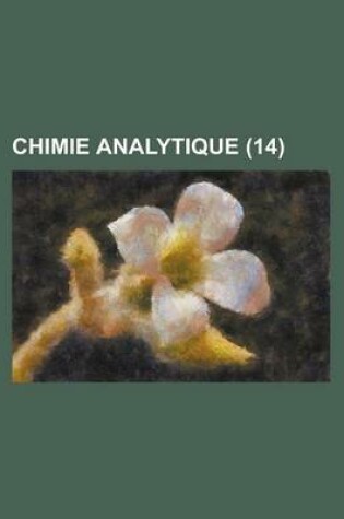 Cover of Chimie Analytique (14 )