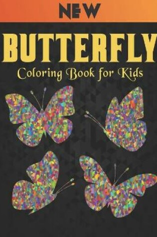 Cover of New Butterfly Coloring Book for Kids