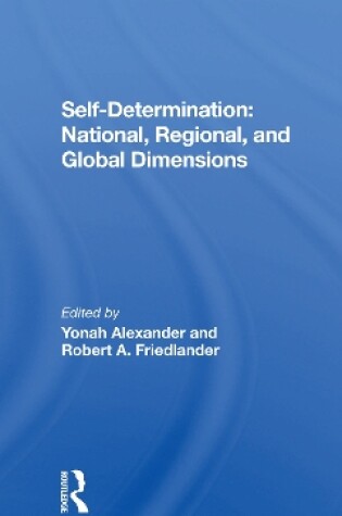 Cover of Selfdetermination