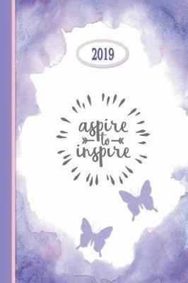 Cover of 2019 Planner - Aspire to Inspire - Purple