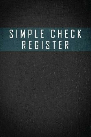 Cover of Simple Check Register