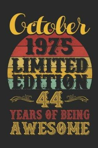 Cover of October 1975 Limited Edition 44 Years Of Being Awesome