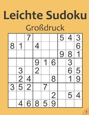 Book cover for Leichte Sudoku Großdruck 1