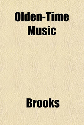 Book cover for Olden-Time Music