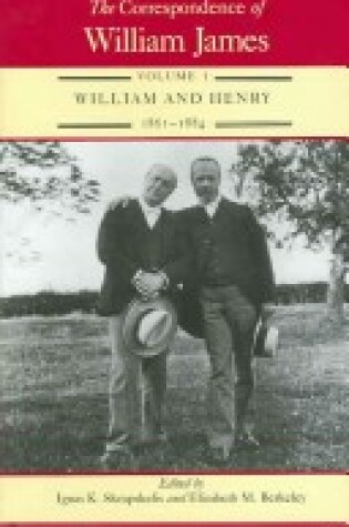 Cover of The Correspondence of William James