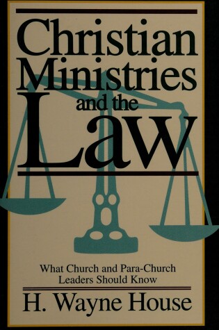 Cover of Christian Ministries and the Law