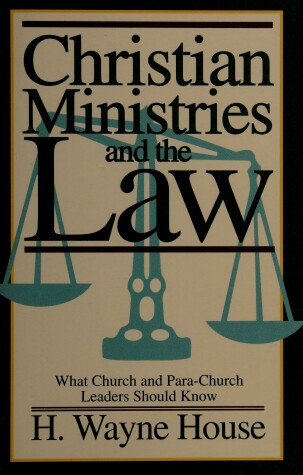 Book cover for Christian Ministries and the Law