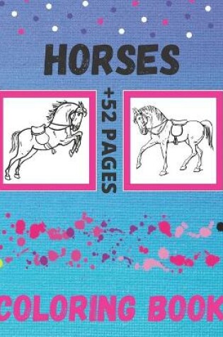 Cover of Horses Coloring Book