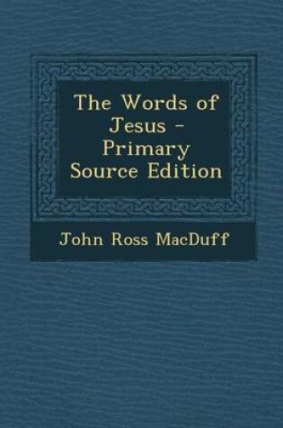Cover of The Words of Jesus