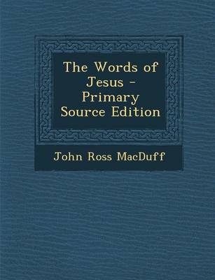 Book cover for The Words of Jesus