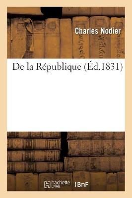 Book cover for de la Republique