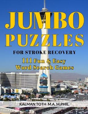 Book cover for Jumbo Puzzles for Stroke Recovery