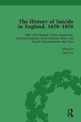Book cover for The History of Suicide in England, 1650-1850, Part II vol 8