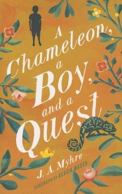 Book cover for A Chameleon, a Boy, and a Quest