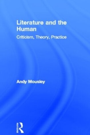 Cover of Literature and the Human