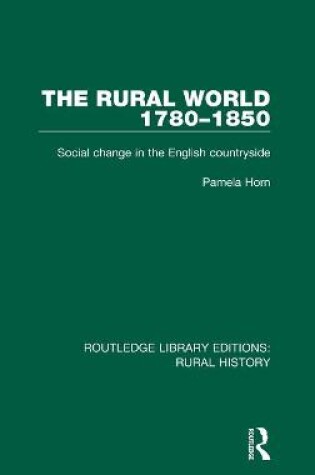 Cover of The Rural World 1780-1850