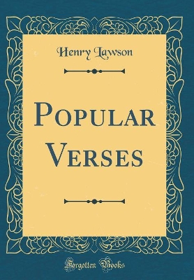 Book cover for Popular Verses (Classic Reprint)