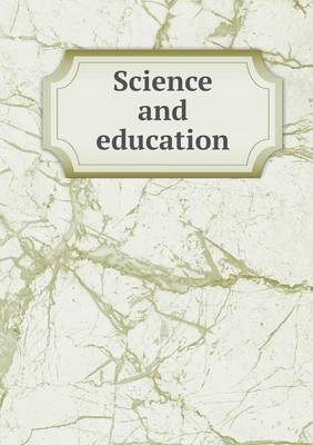 Book cover for Science and education