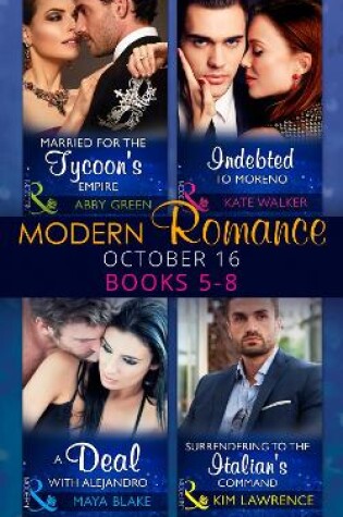 Cover of Modern Romance October 2016 Books 5-8