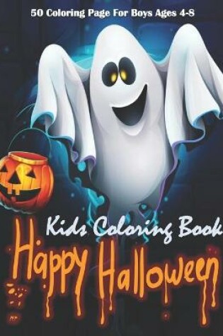 Cover of Happy Halloween Kids Coloring Book