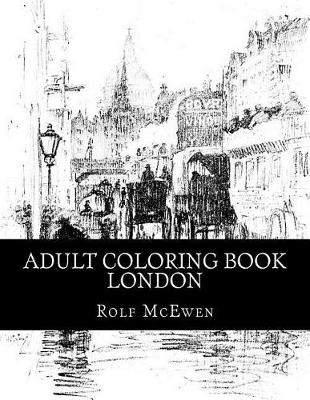 Book cover for Adult Coloring Book - London