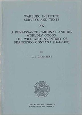 Cover of A Renaissance Cardinal and His Worldly Goods