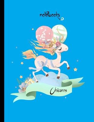 Book cover for notebook Unicorns