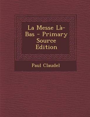 Book cover for La Messe La-Bas